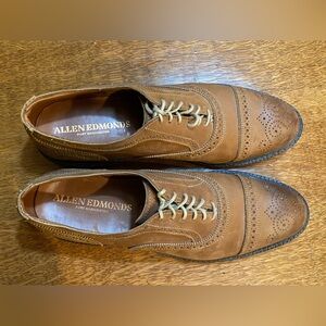 Allen Edmonds Strandmok Cap-toe Oxford with Dainite Rubber Sole | Size 12 D